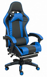 Кресло HH-1001 черно-синее